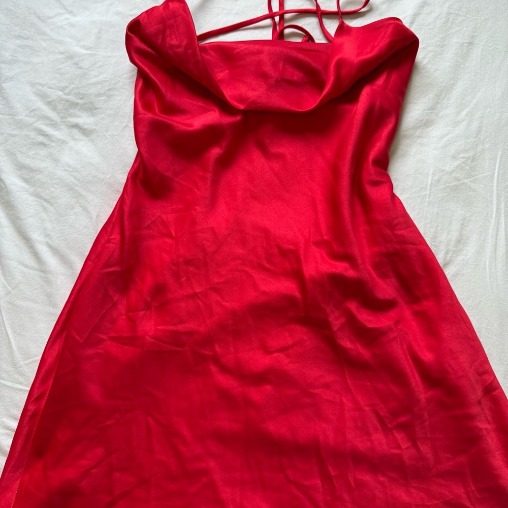 Princess Polly Red Cowl Neck